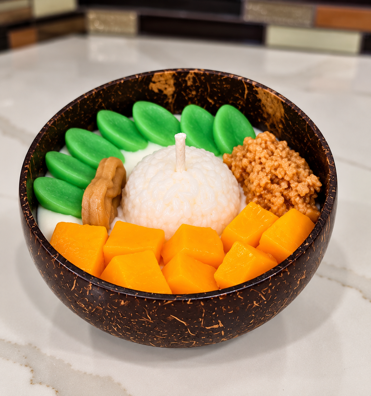 Mango Coconut Bowl Candle
