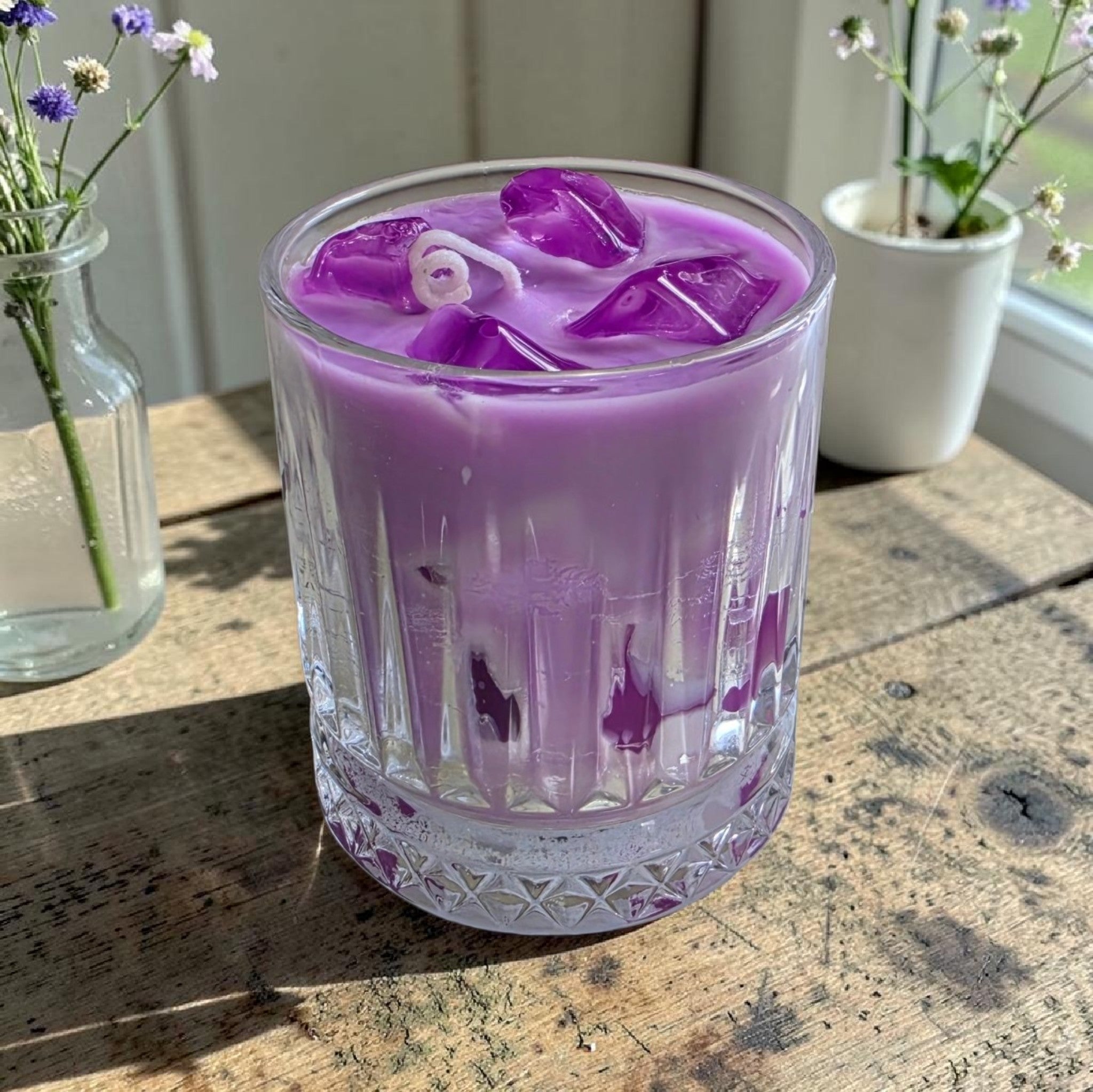 Taro Iced Latte Candle