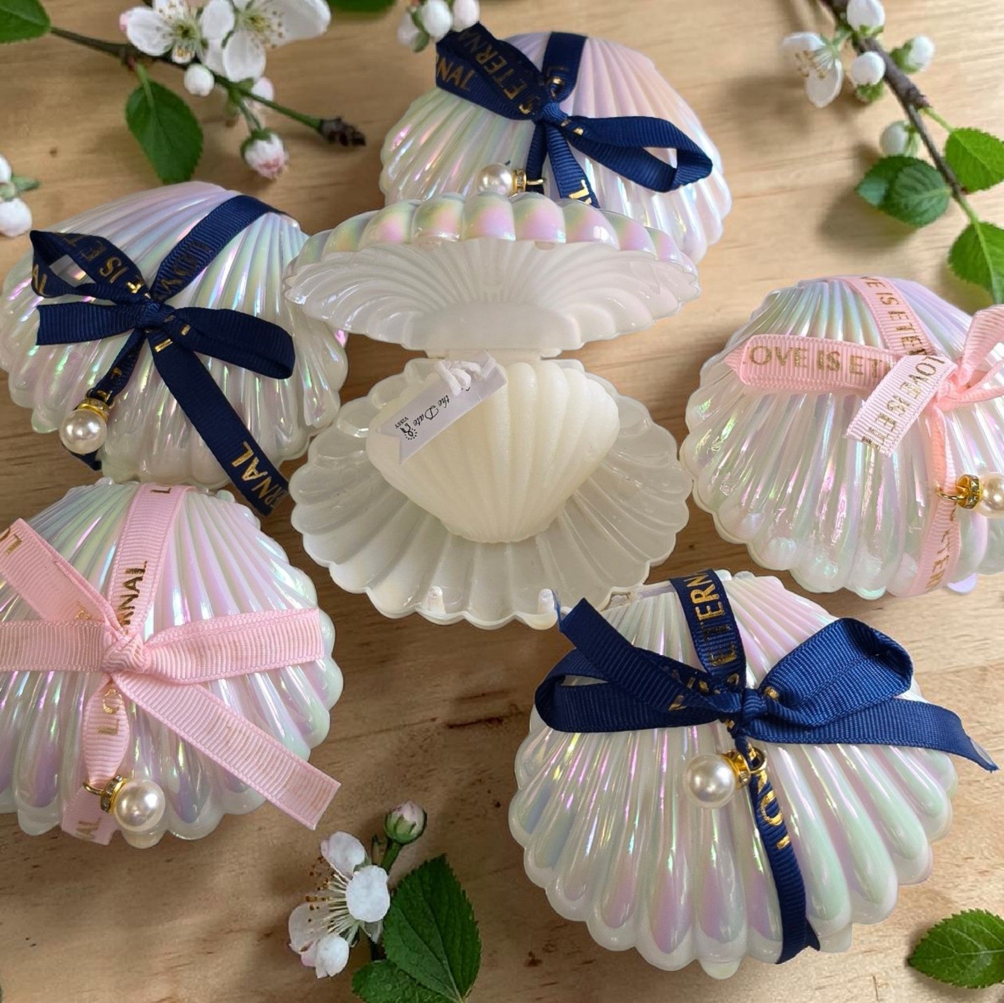 Pearl Seashell Soy Candle