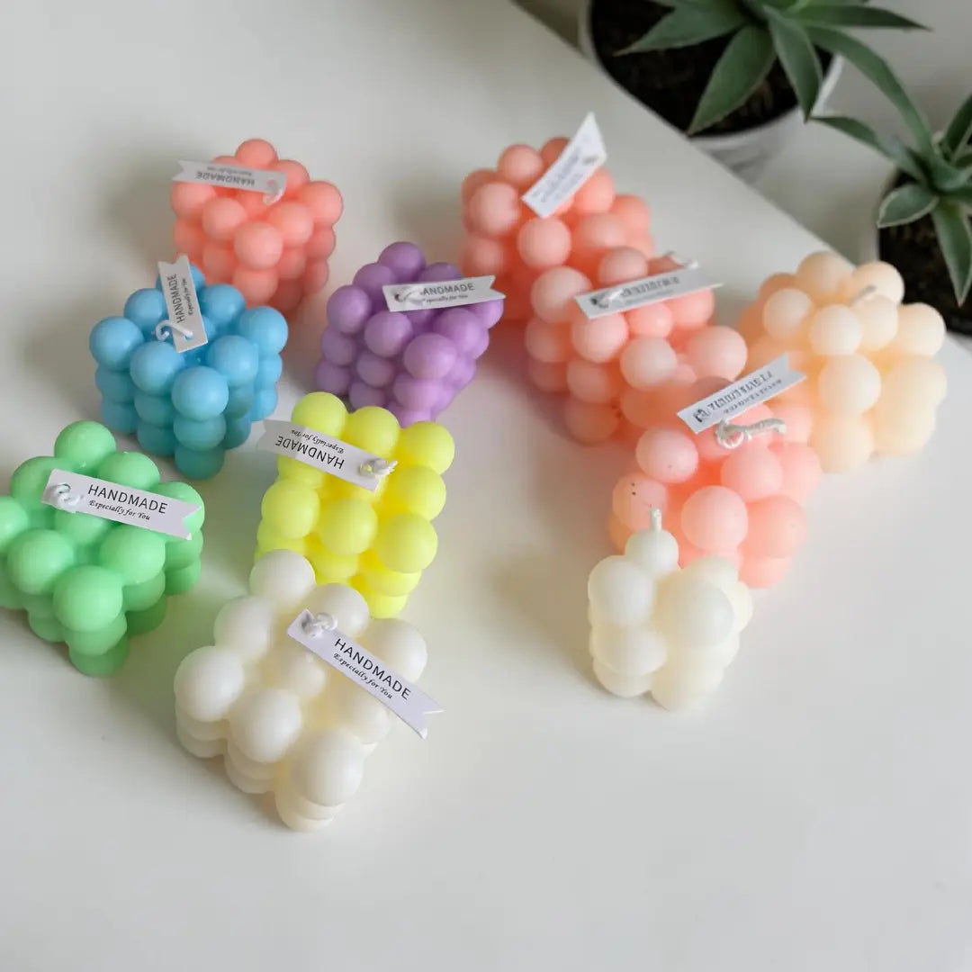 Bubble Cube Candle