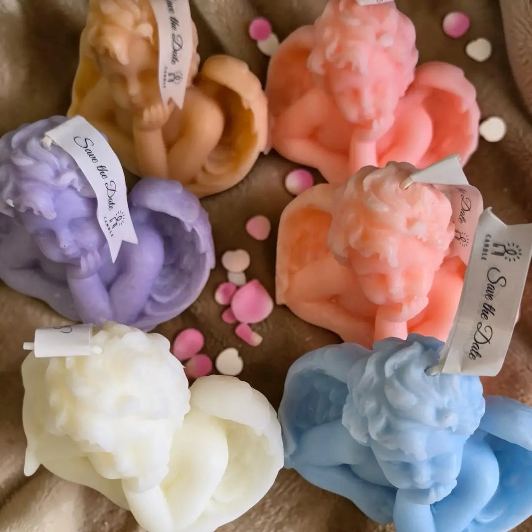 Angel Cherub Candle