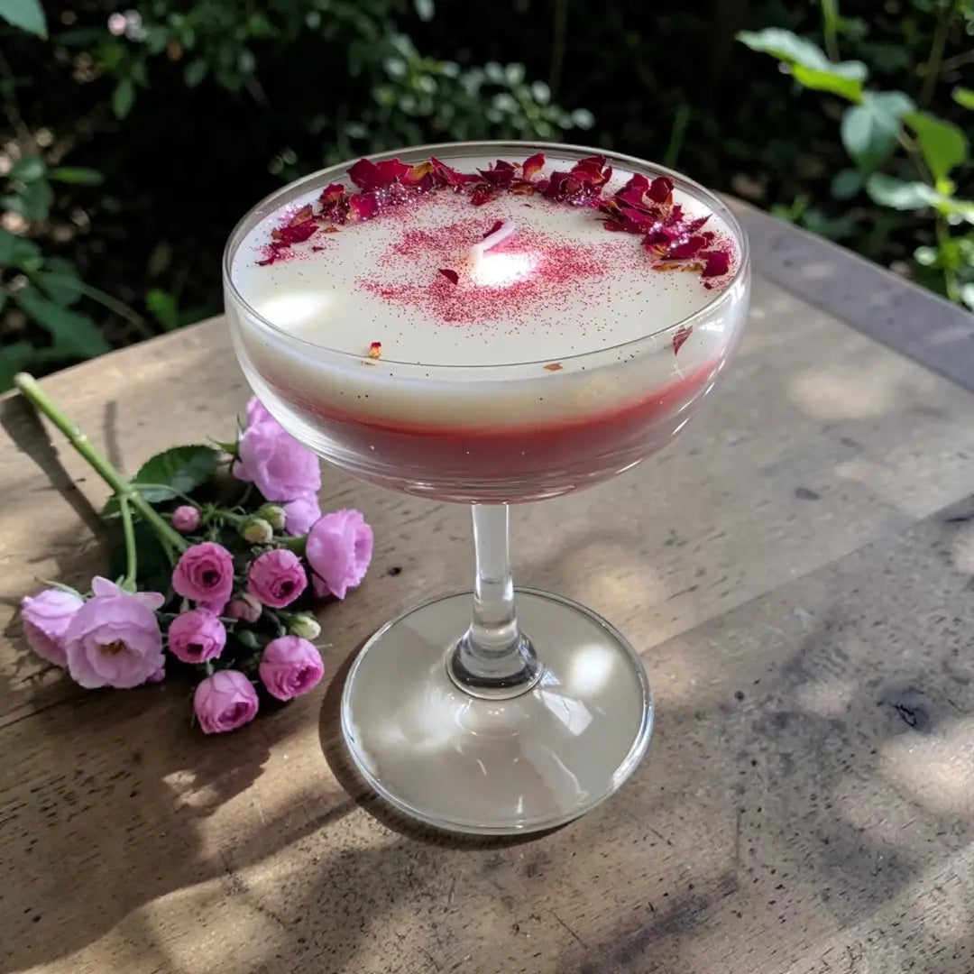 Rosé Champagne Candle