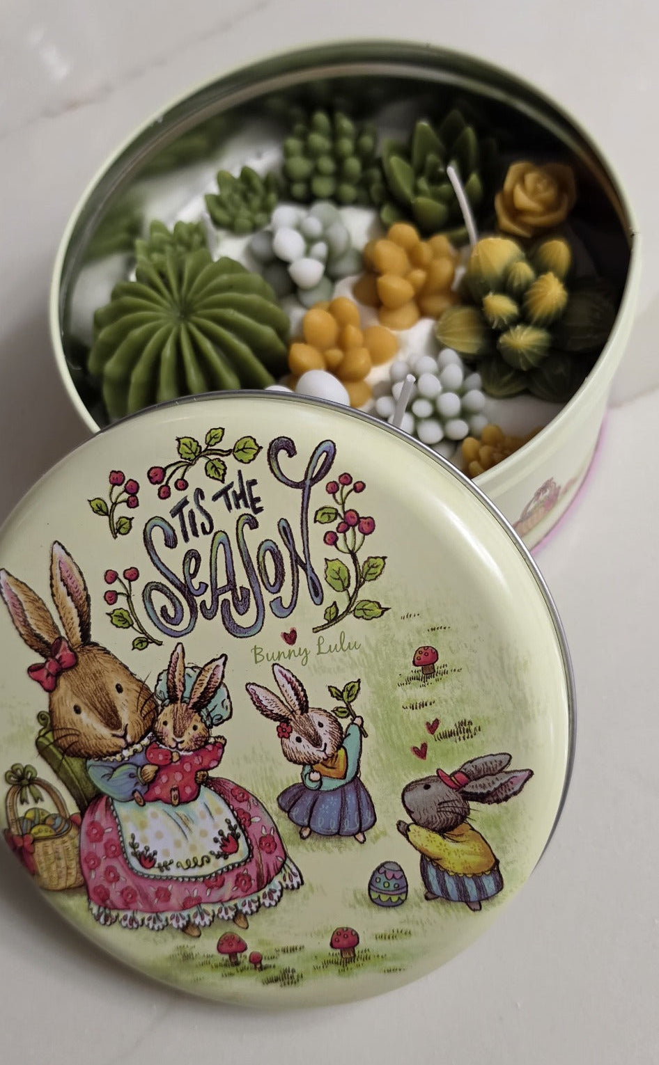 Passion Fruit Succulent Garden Candle